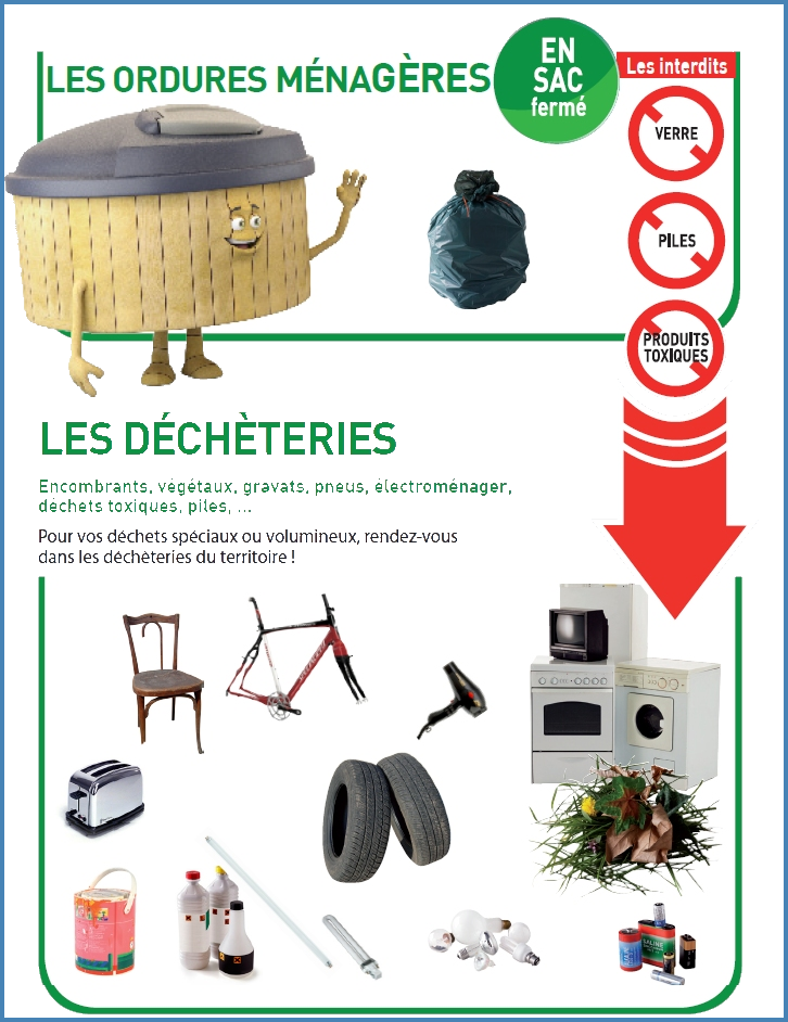 Les autres déchets Consignes de tri